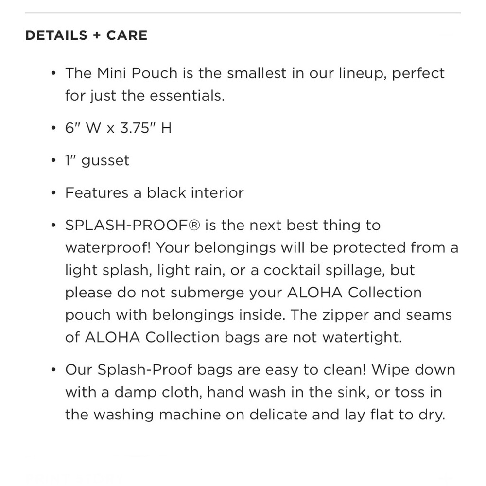 ALOHA Collection Mini Pouch - Picture 5 of 7